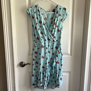 Floral Wrap Dress